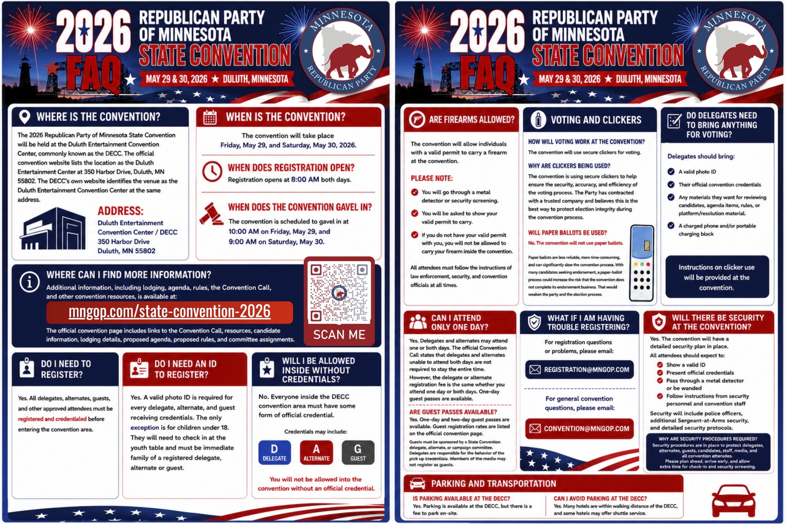 2026 State Convention FAQs