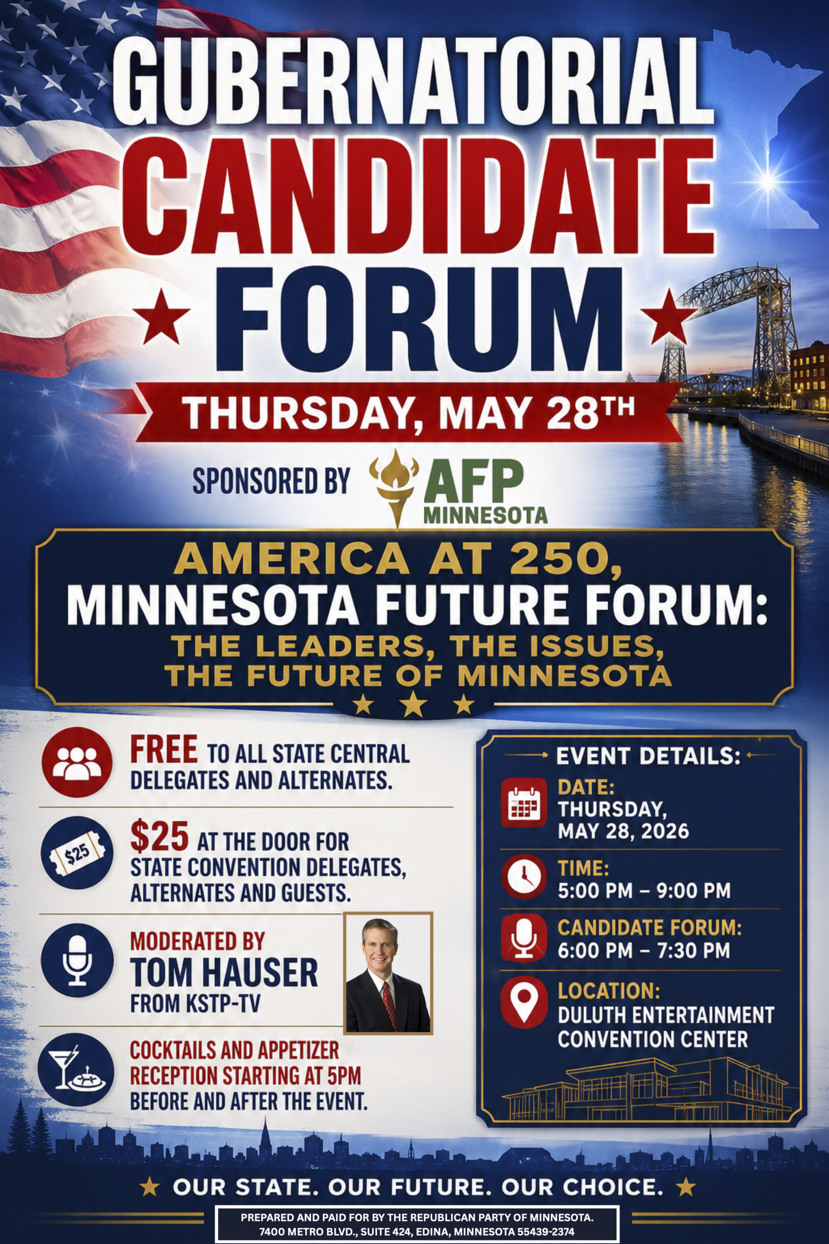 May 28th 2026 Gubernatorial Candidate Forum